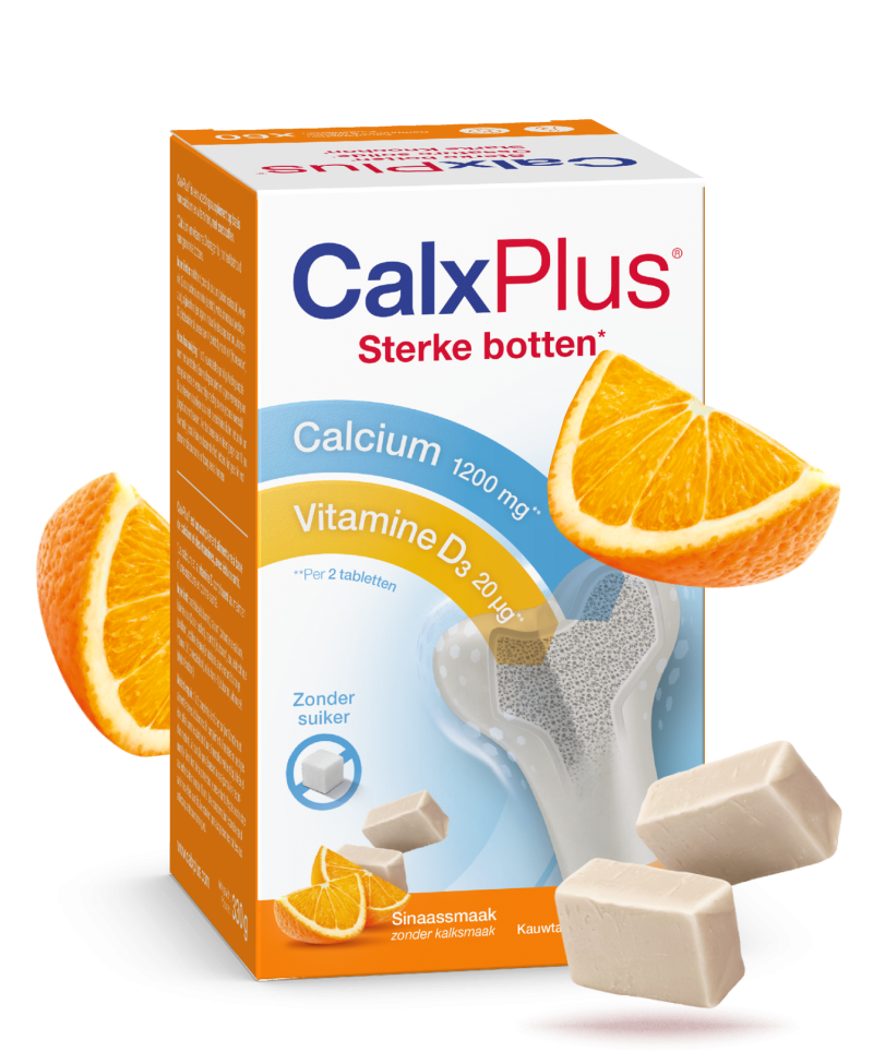CalxPlus® Kauwtabletten Sinaasappel