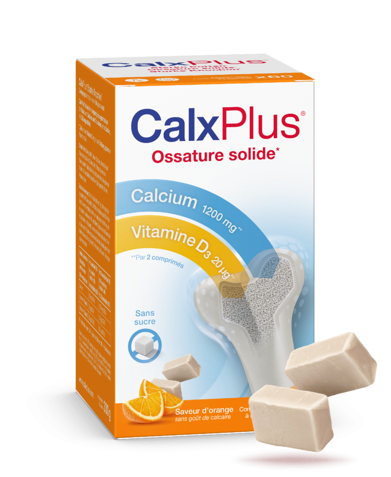 CalxPlus® Tablettes à Mâcher Orange